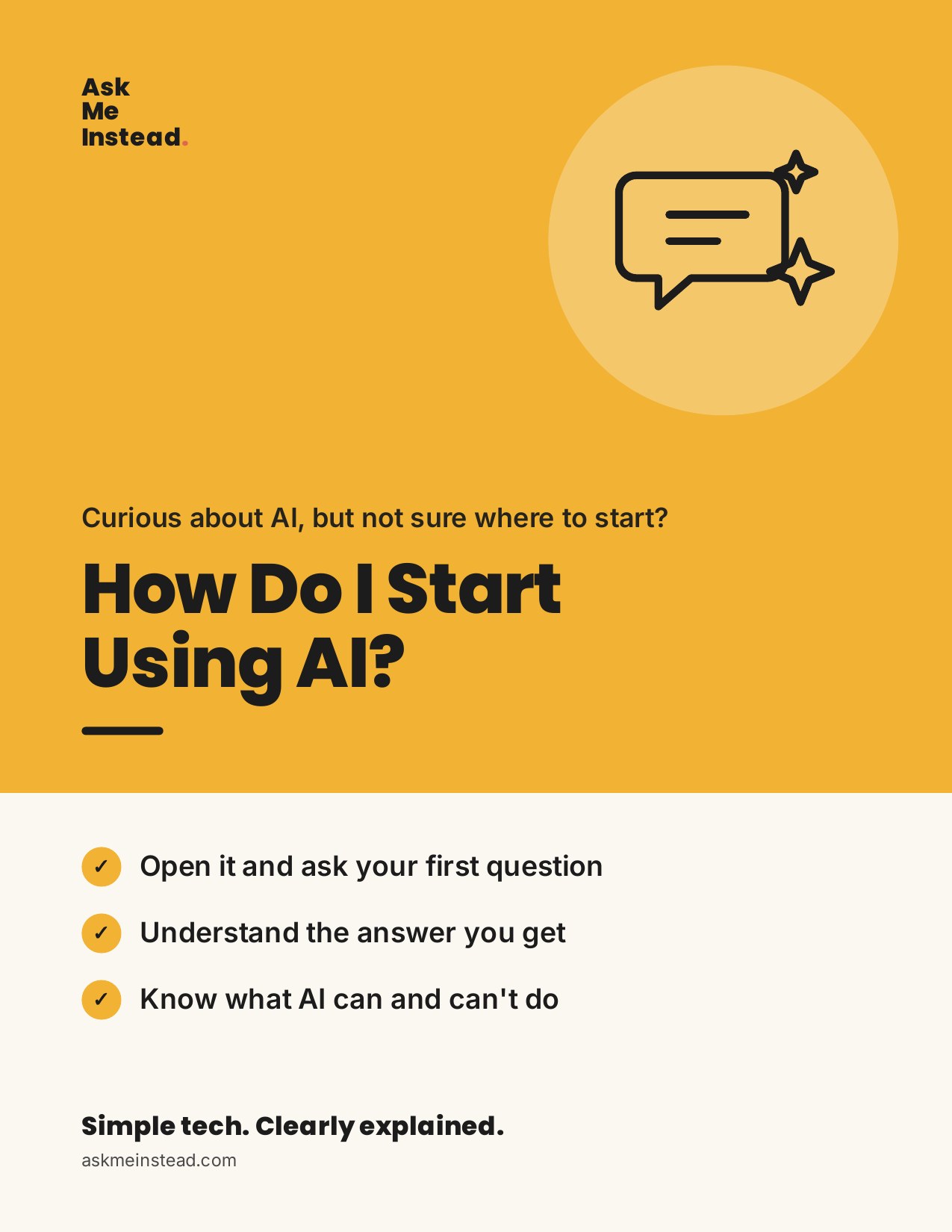 Cover of How Do I Start Using AI?