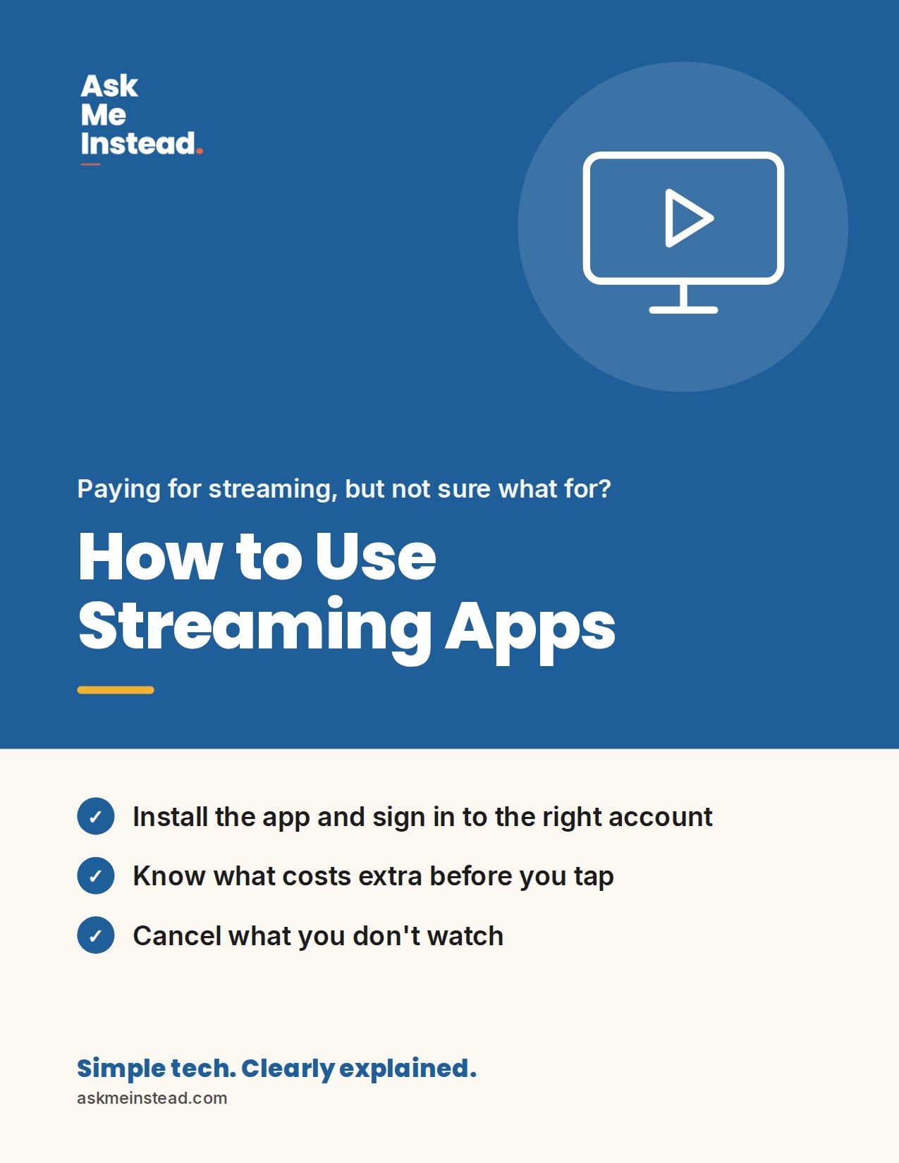 Cover of How to Use Streaming Apps