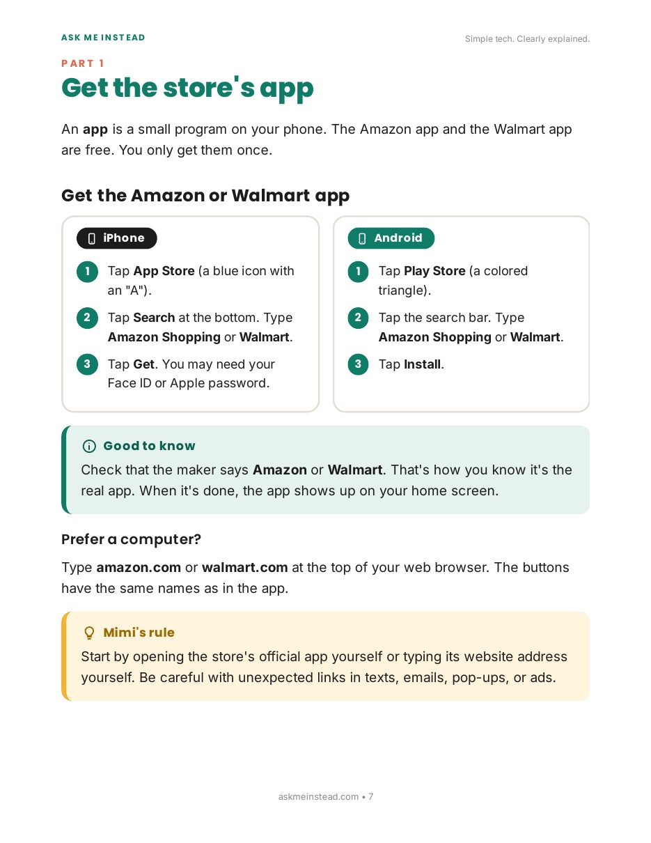 How to Shop Online With Confidence: Part 1 page